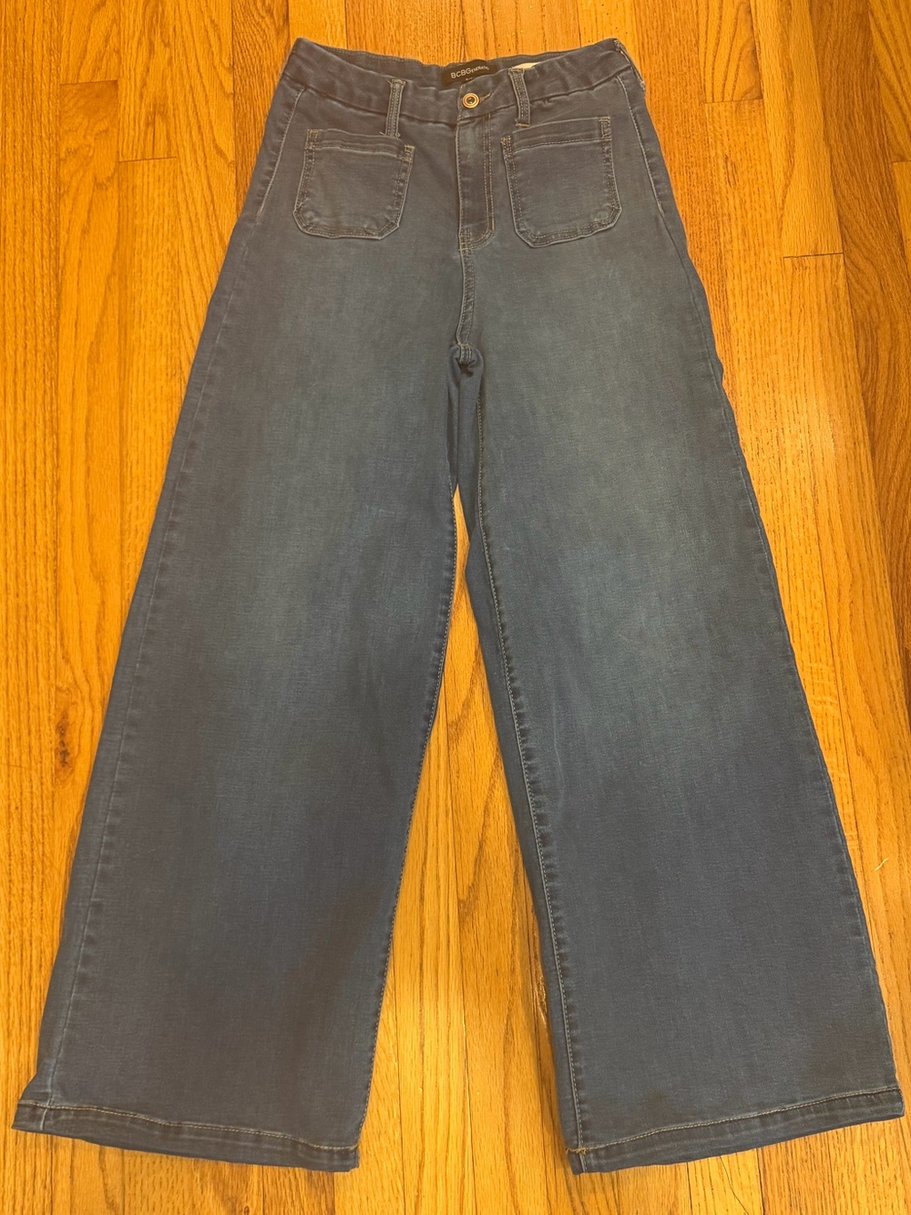 BCBGeneration High Rise Wide Leg Jeans - 5/27